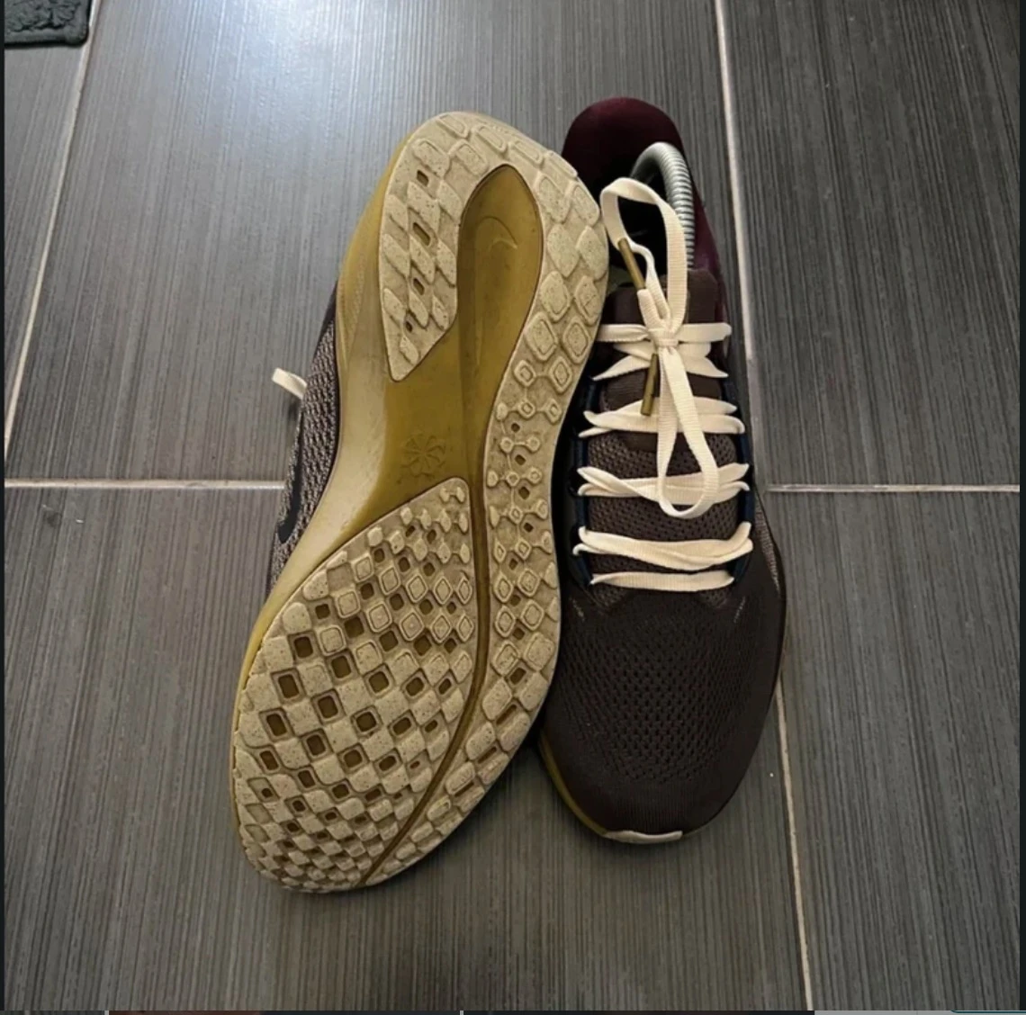 Nike Air Zoom Pegasus Premium 41 React Médio Cinza e Pedra Caverna Tamanho 40 – photo 6